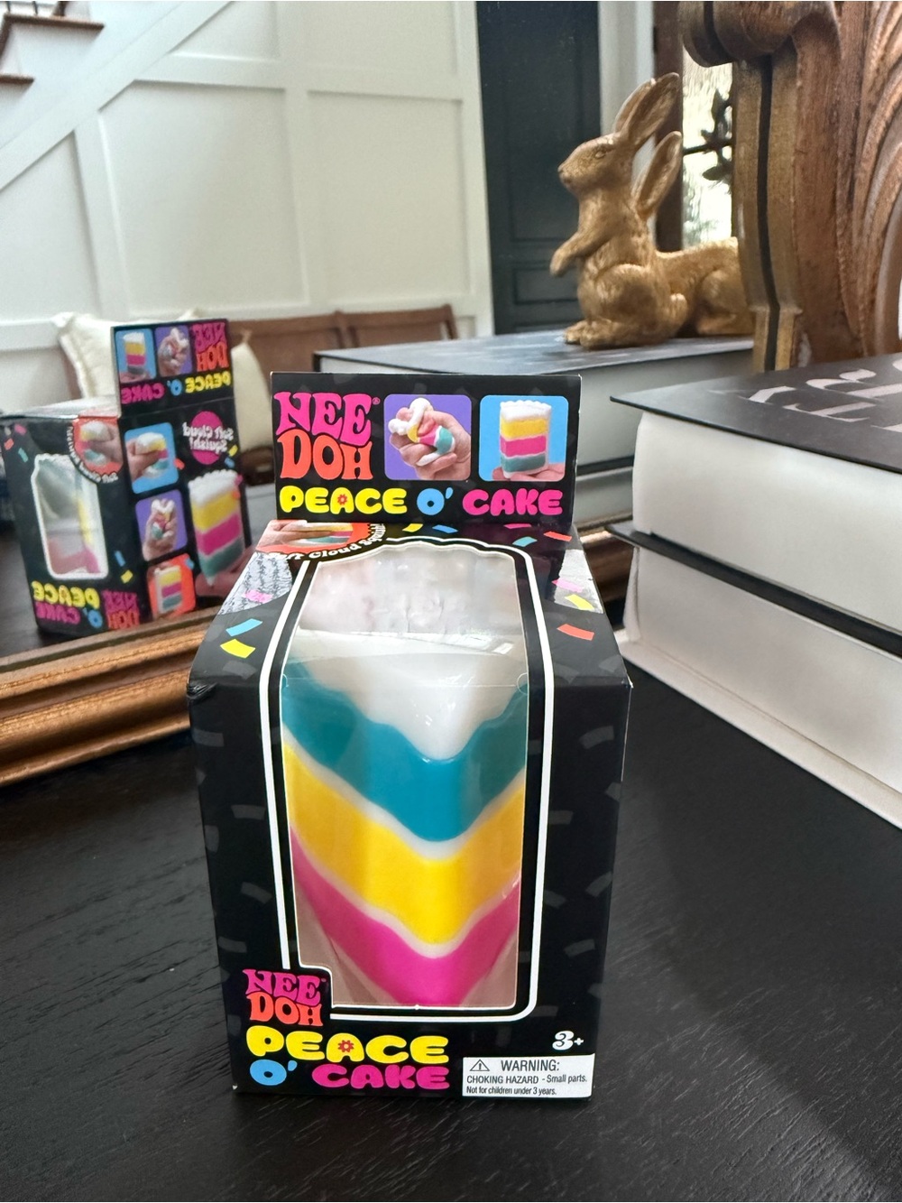 Peace O' Cake Multicolor Stress Toy - Rainbow Layers